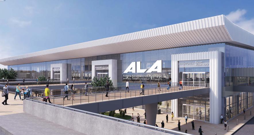 Новый терминал аэропорта Алматы заработает в июне