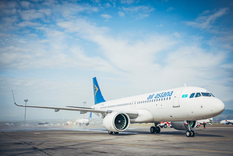 Прямые рейсы из Атырау в Тбилиси открыла Air Astana