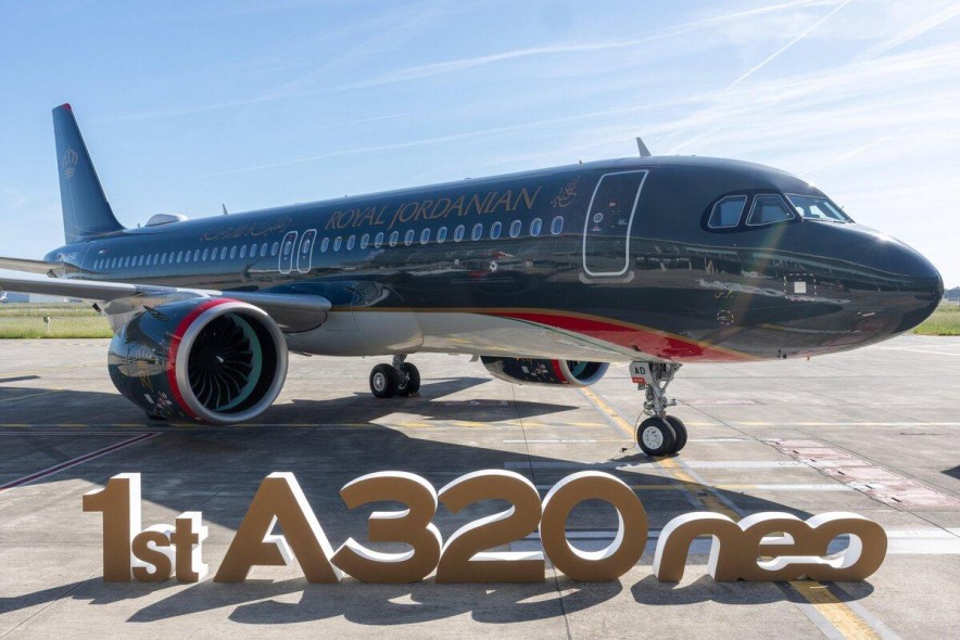 Royal Jordanian получила первый A320neo, начав масштабную модернизацию флота