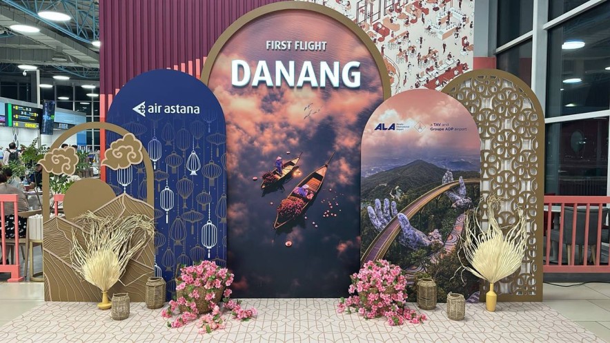 Air Astana алғашқы Алматы-Дананг рейсін орындады