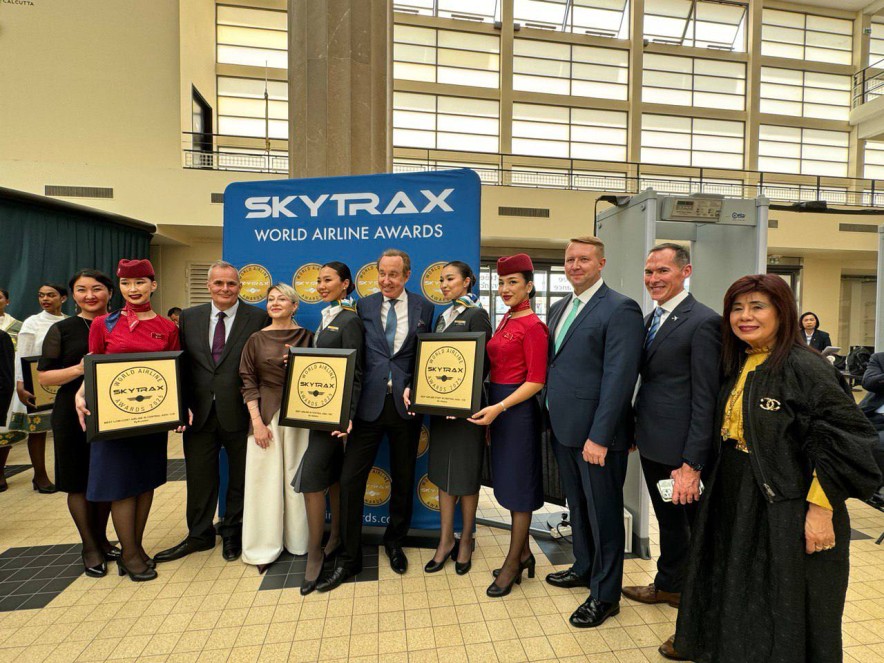 Air Astana признана лучшей авиакомпанией Центральной Азии и СНГ в 2025 году