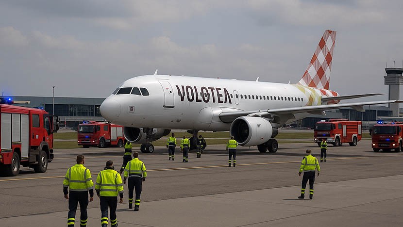 В Италии мужчину засосало в двигатель самолёта Volotea
