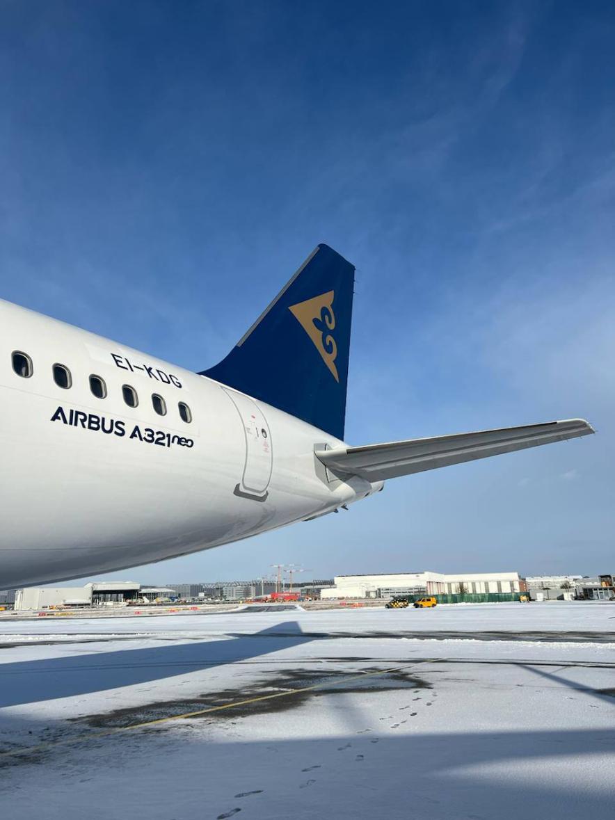 Air Astana пополнила авиапарк новым бортом  A321neo