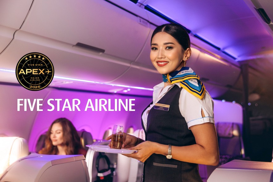 Air Astana APEX бес жұлдызды әуе компания мәртебесін жеңіп алды