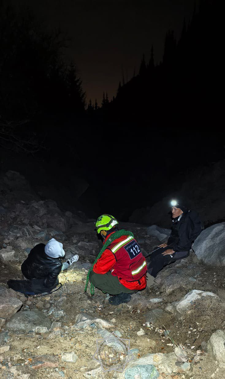 Алматы тауларында адасып кеткен туристер құтқарылды