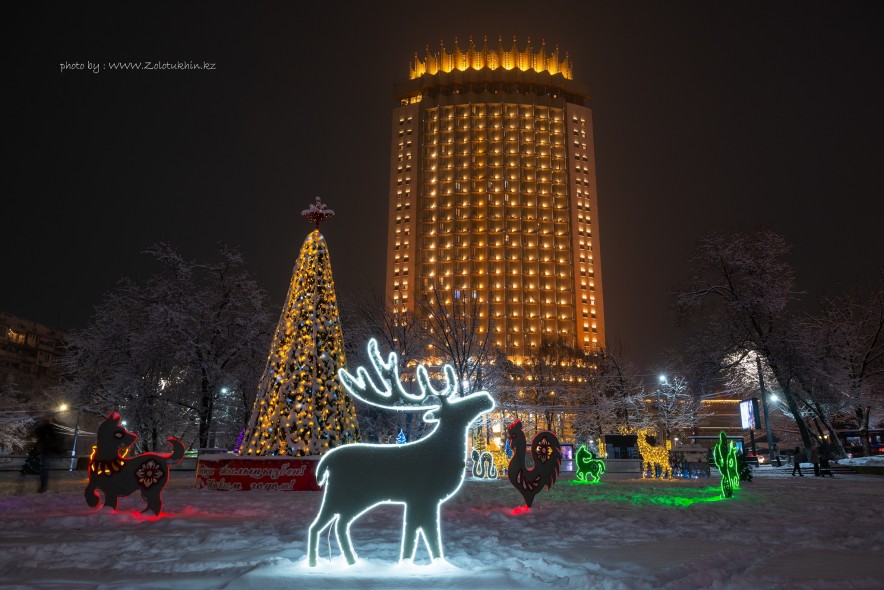 Алматы засиял к Новому году: куда отправиться гулять и что посмотреть
