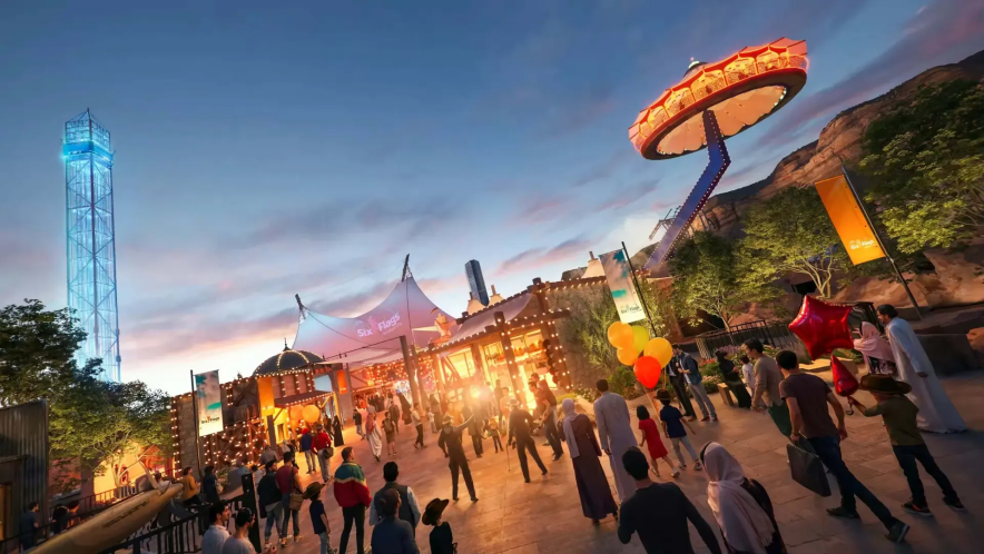 В Саудовской Аравии открылся новый парк развлечений, установивший сразу три мировых рекорда