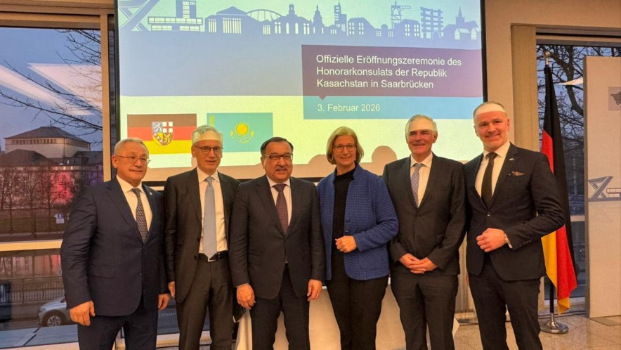 В Саарбрюккене открылось Почетное консульство Казахстана