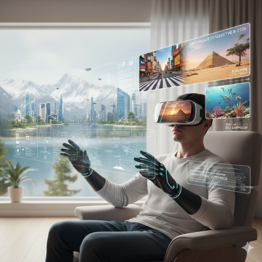 Виртуальные путешествия: как технологии могут изменить туризм в ближайшие 100 лет