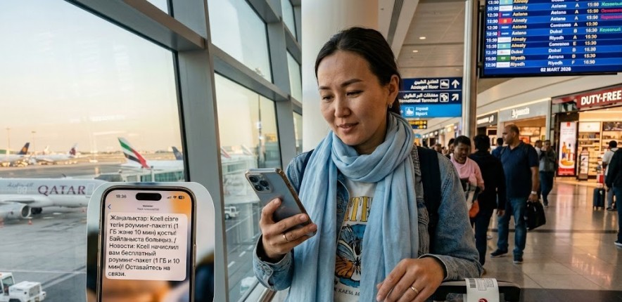 Абонентам Kcell и activ предоставили бесплатный роуминг-пакет в странах Ближнего Востока