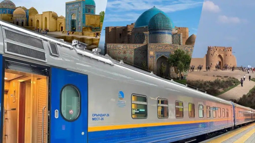 Новый маршрут туристского поезда «Jibек Жолы» объединит страны Центральной Азии