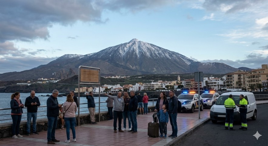 На Тенерифе зафиксировали десятки землетрясений у вулкана Тейде