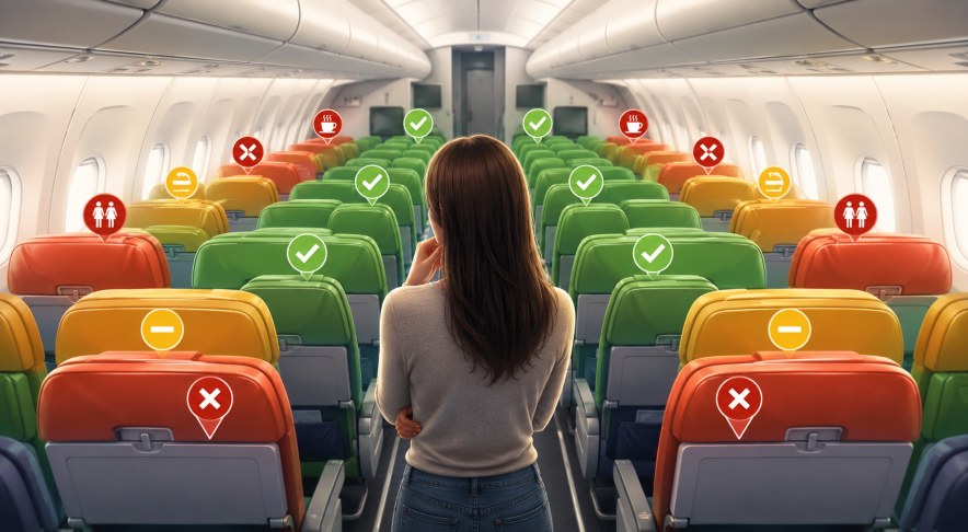 Как выбрать лучшее место в самолёте через SeatMaps и избежать неудобств во время полёта