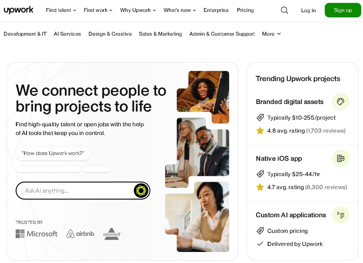 удаленка фриланс upwork.com