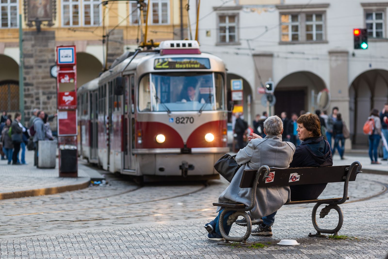 Прага трамвай