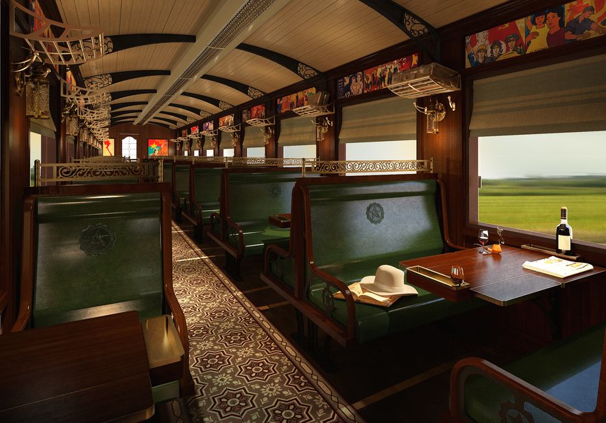 туристический поезд Вьетнам вагон