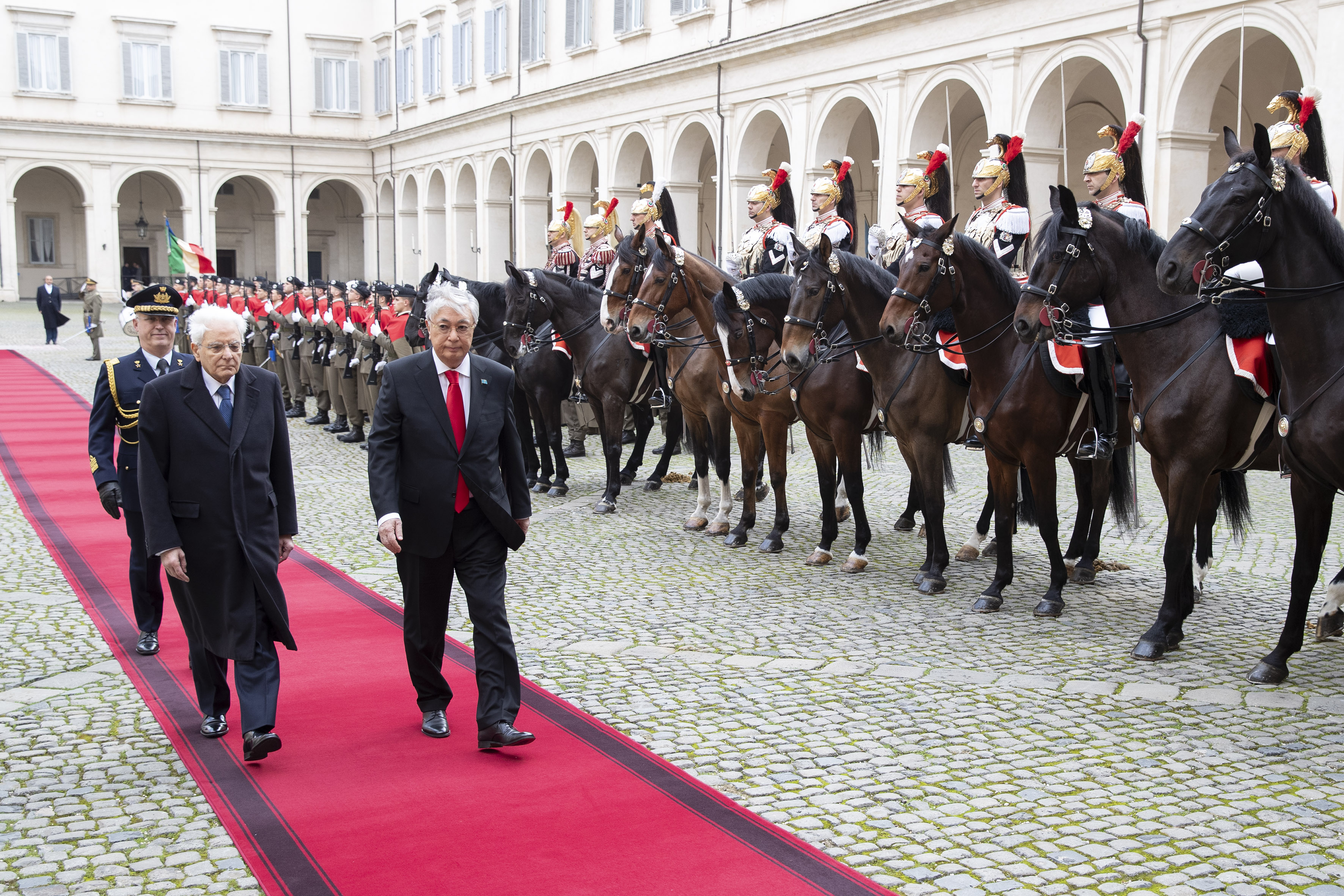 Sergio Mattarella Kassym-Jomart Tokayev