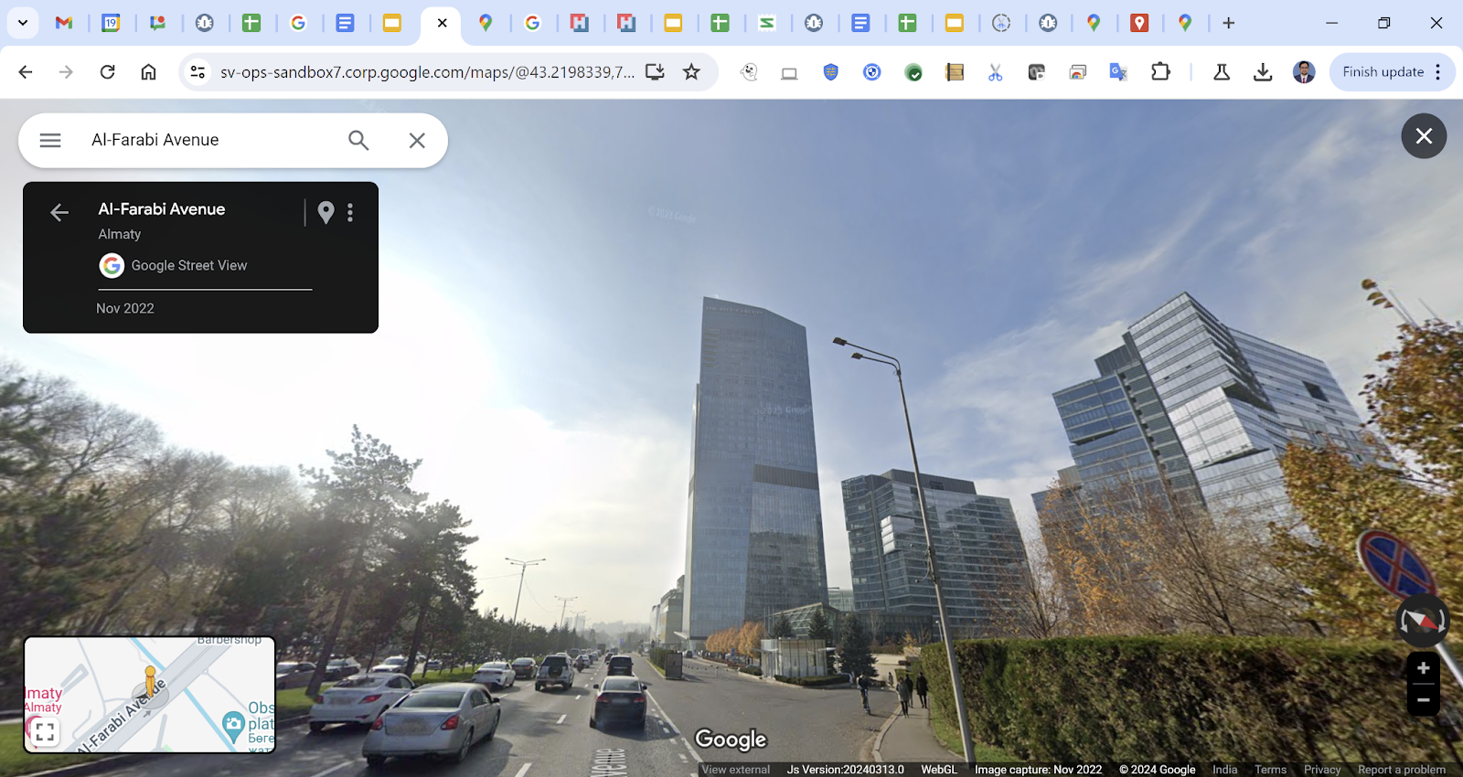 Google Street View Аль-Фараби